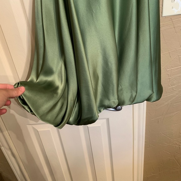 Gorgeous Green Strapless Dress - Picture 5 of 9